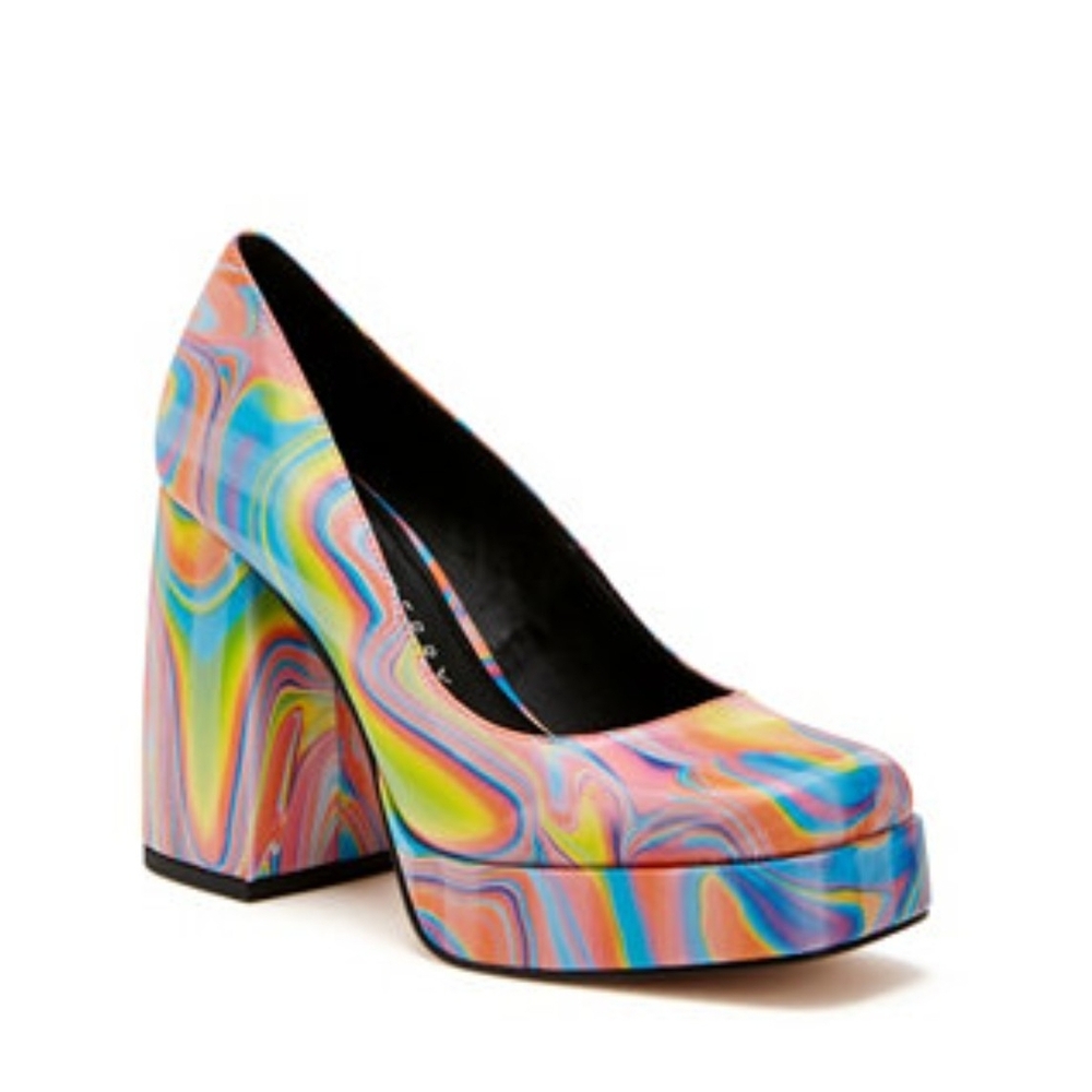 Katy Perry Collections Multicolor Platform Heels - Picture 1 of 5